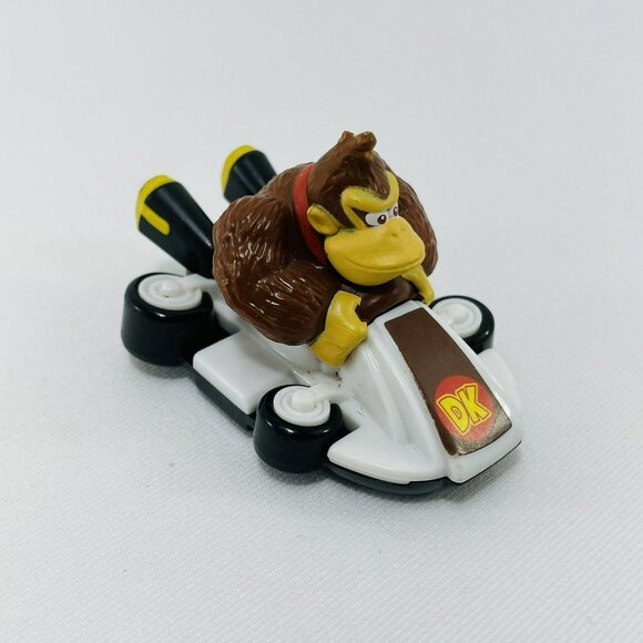 Nintendo McDonald Dk Donkey Mariokart Figure Toy King Kong Kart Race Car Monkey - Picture 2 of 8